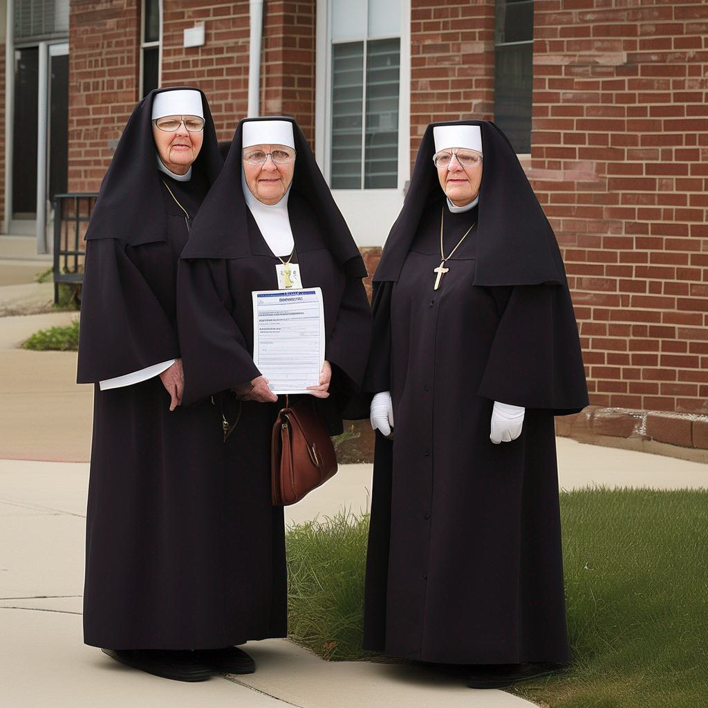 two and a half nuns.